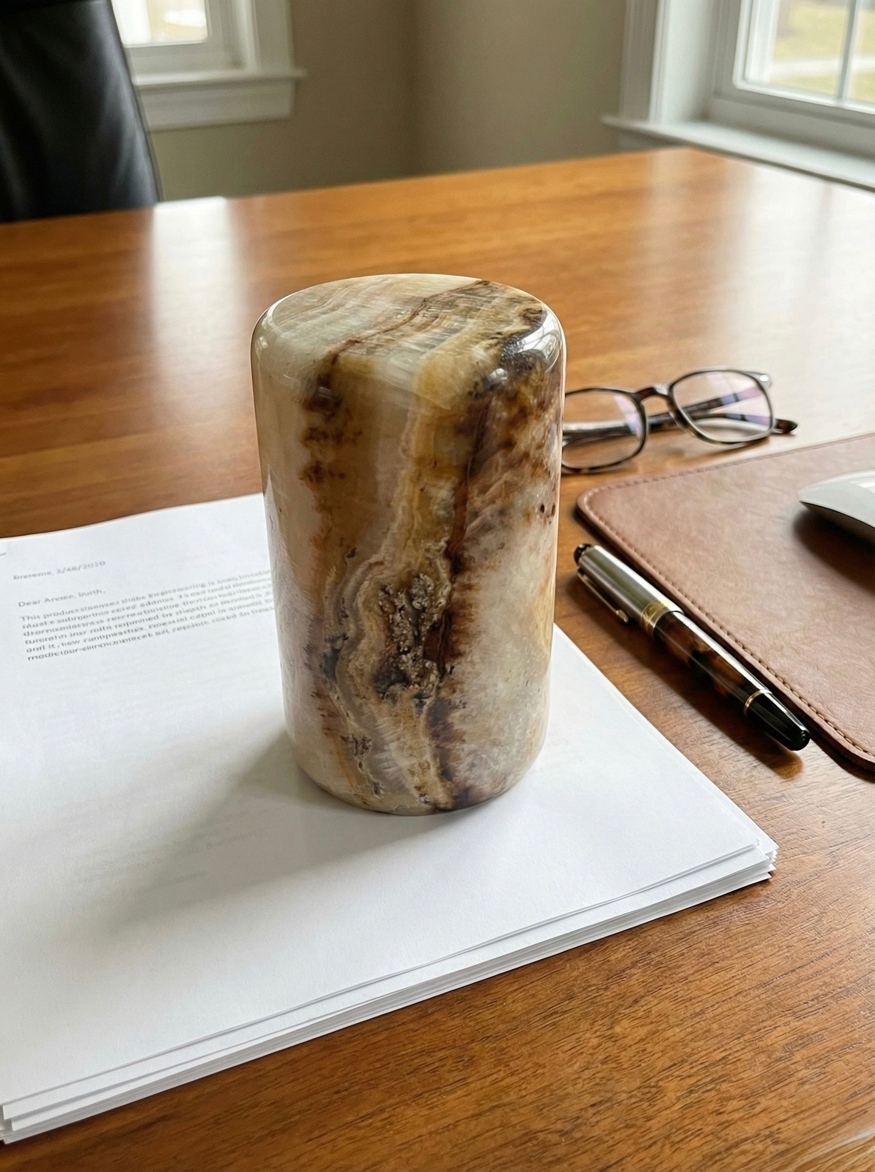 Veined Alabaster Tower