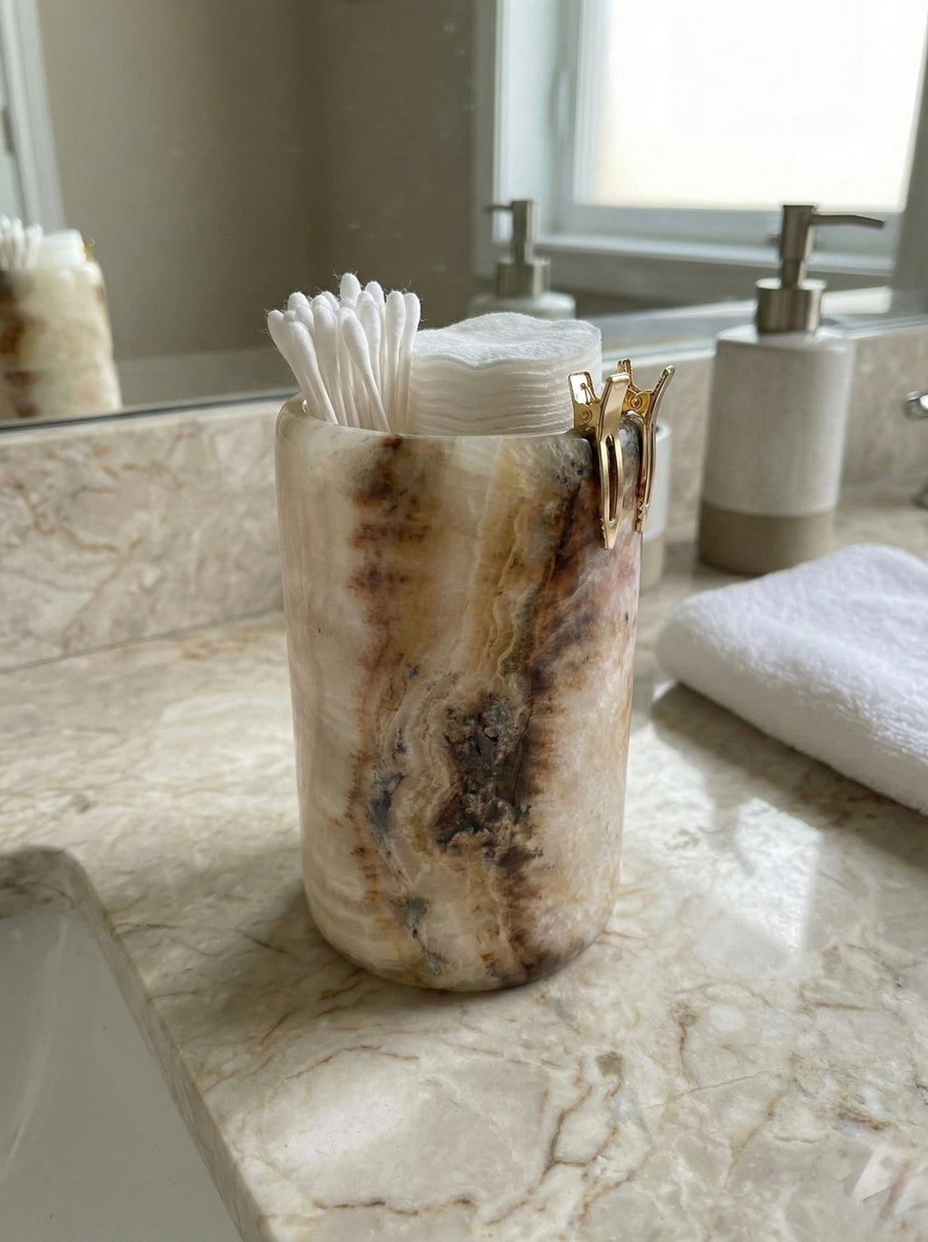 Veined Alabaster Tower