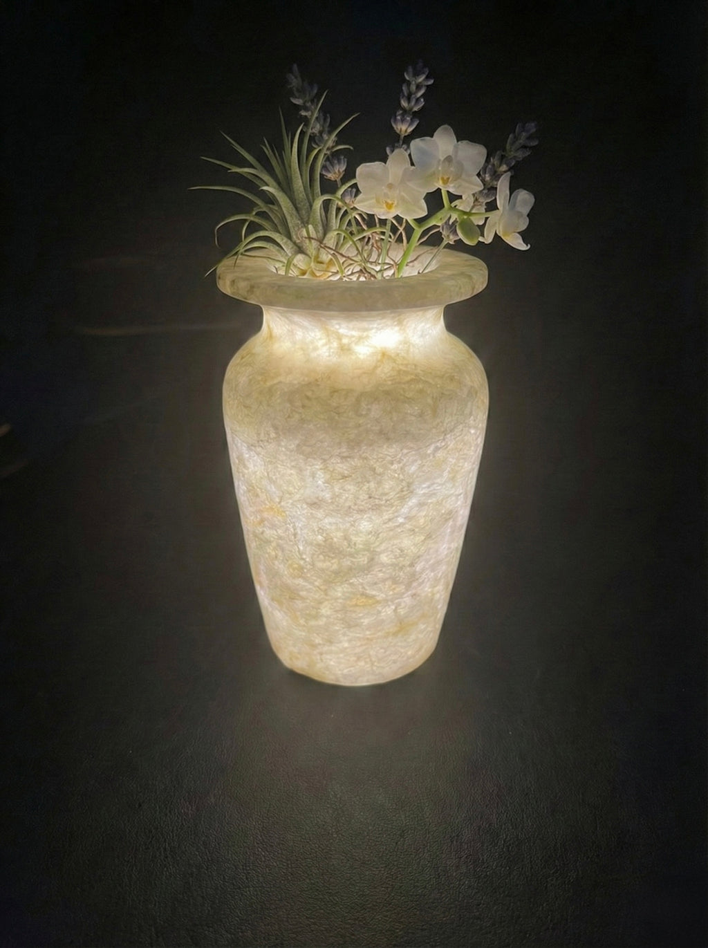 Classic Alabaster Vase Luminary