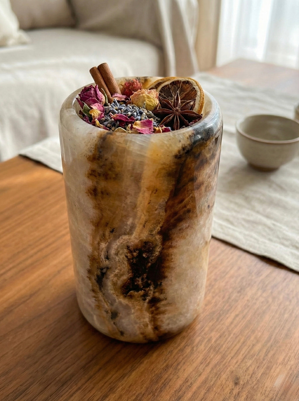 Veined Alabaster Tower